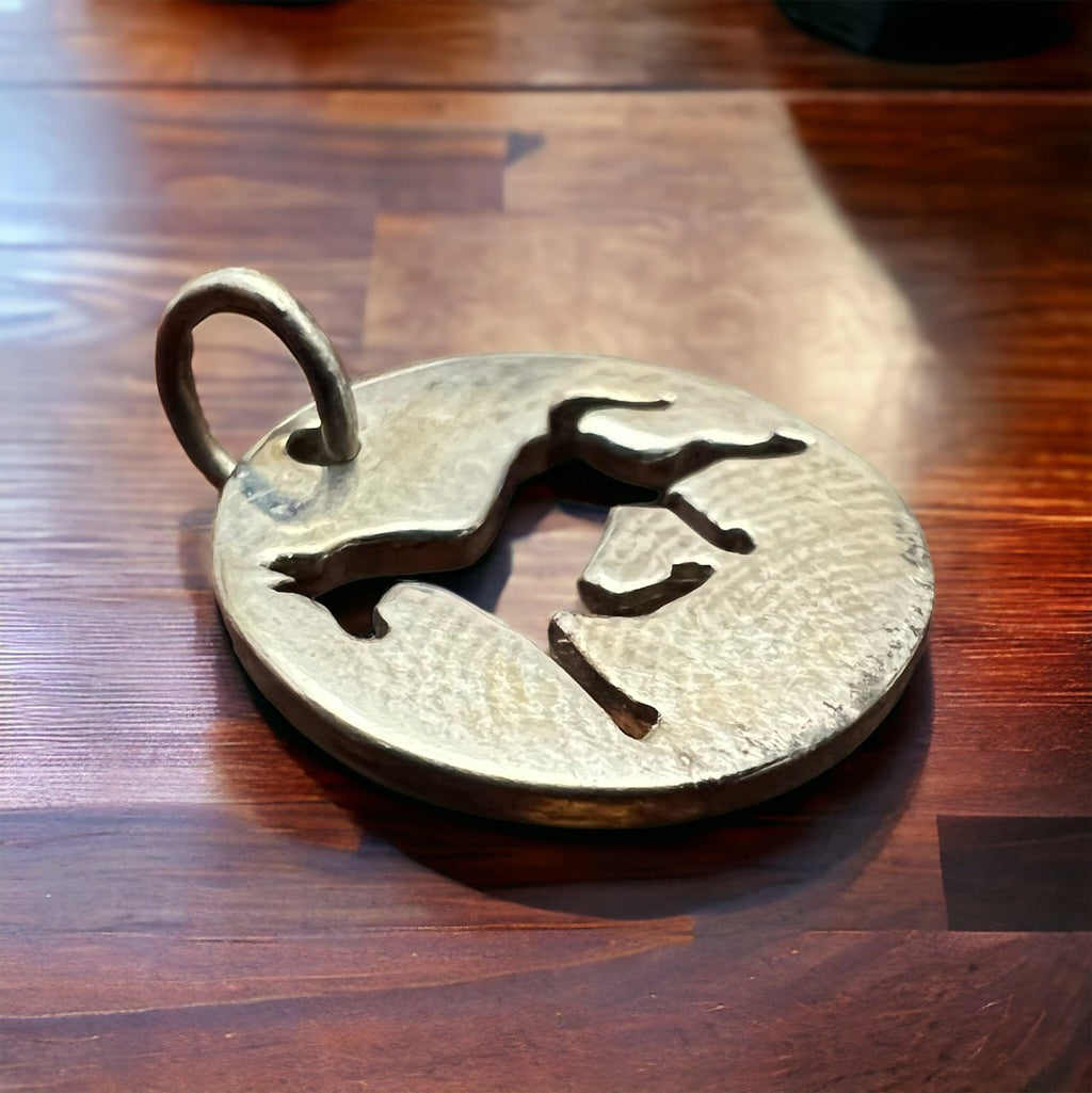 Petite Sterling Silver Horse Charm/Pendant — Minimalist Western Equestrian Statement