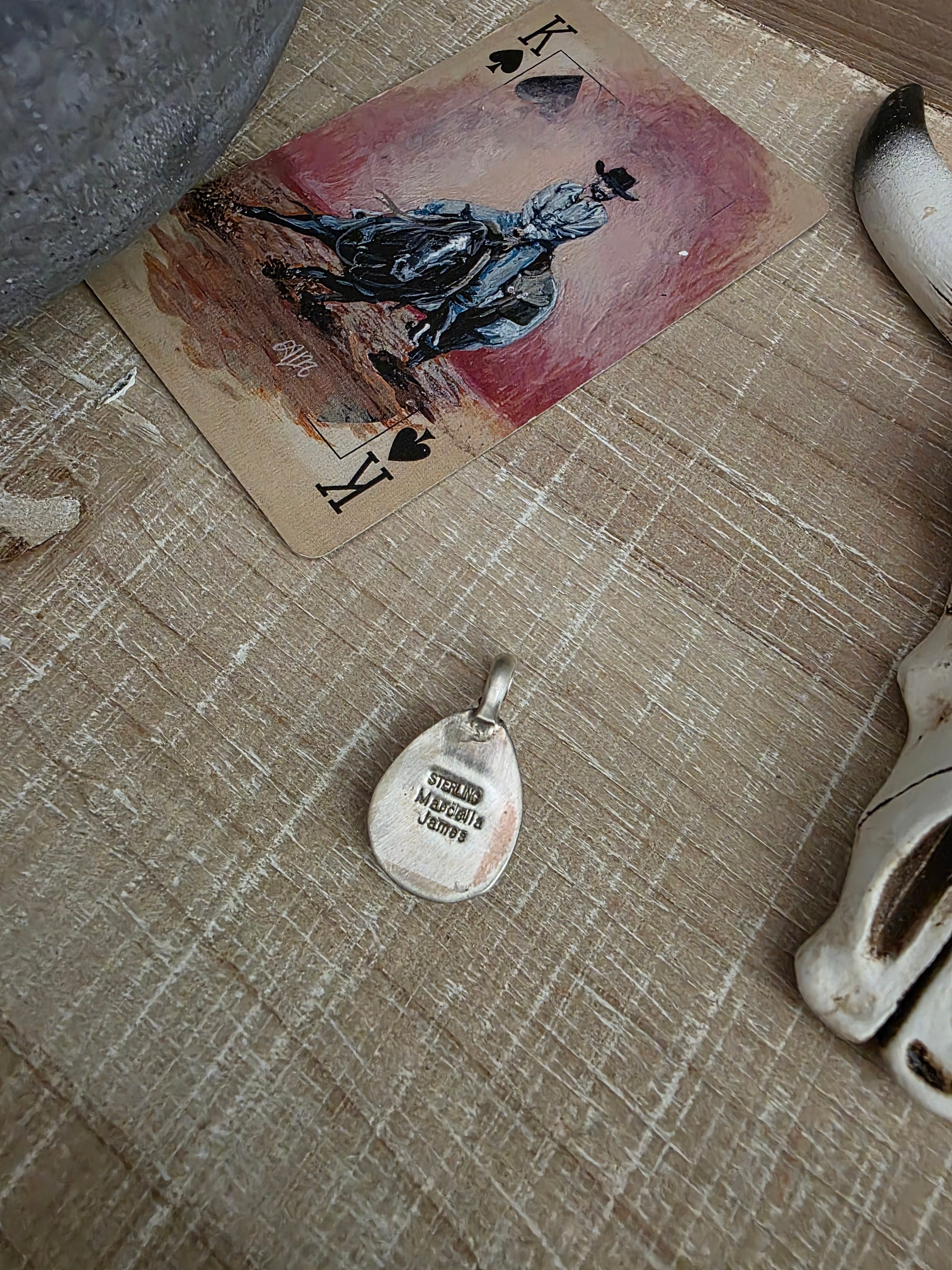 MARCELLA JAMES TURQUOISE PENDANT