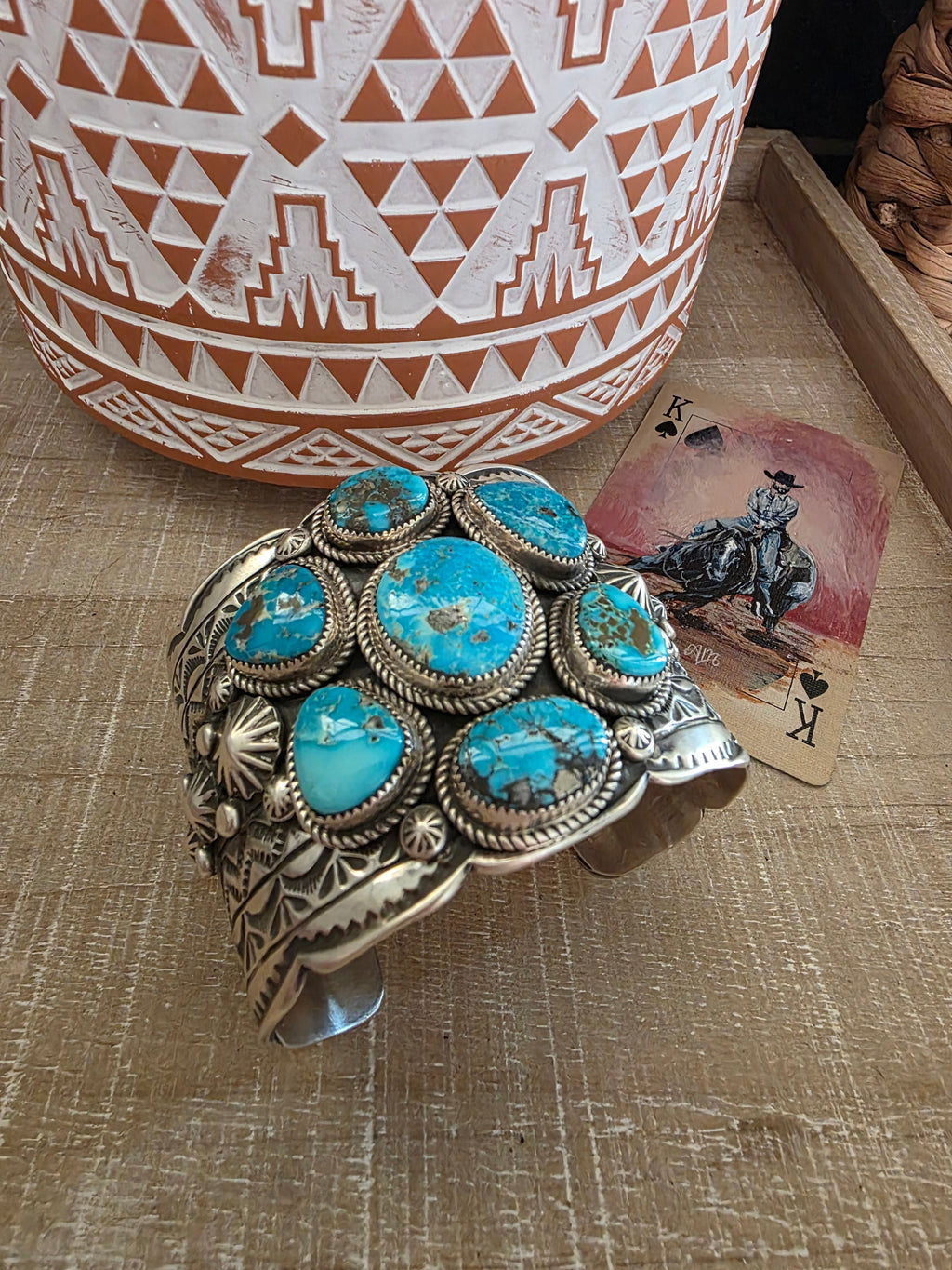 TILLY JON KINGMAN TURQUOISE CUFF