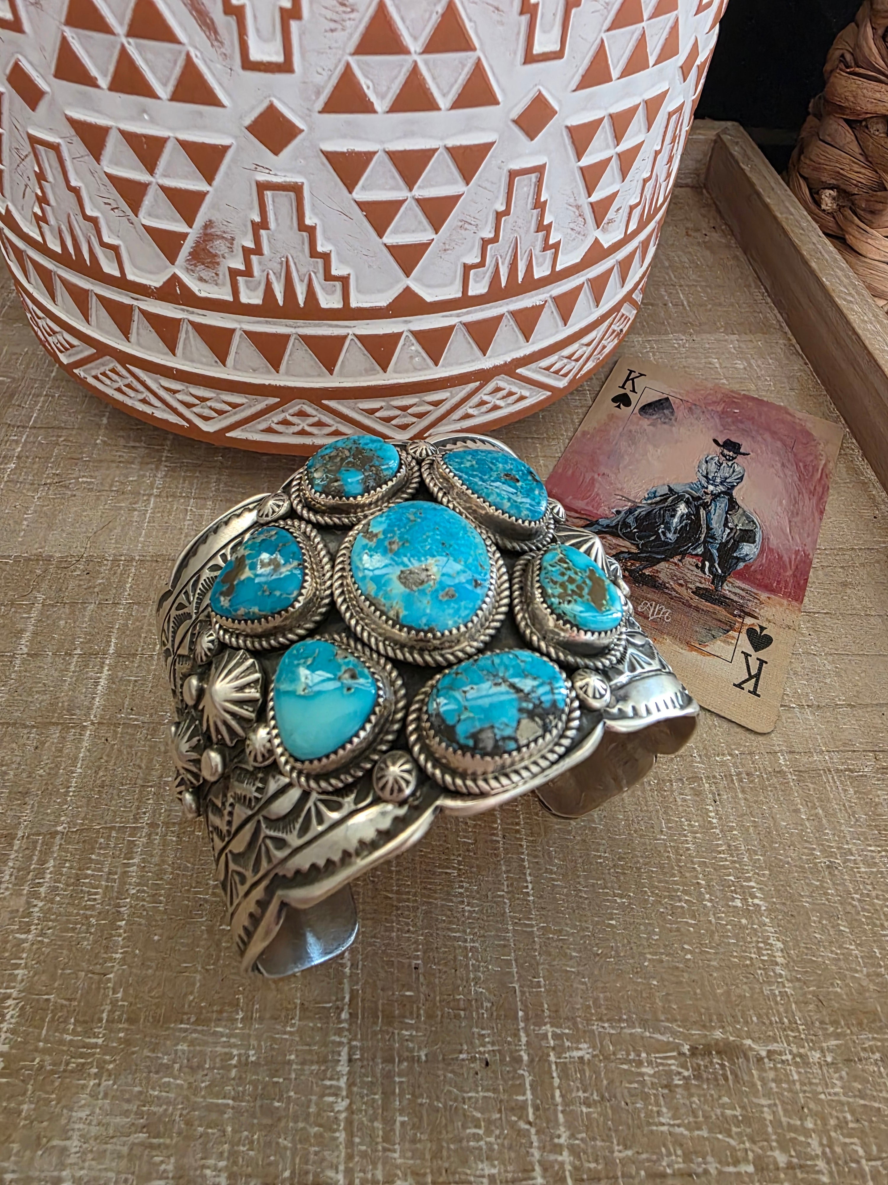 TILLY JON KINGMAN TURQUOISE CUFF