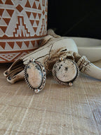 RAYMOND YAZZIE WHITE BUFFALO RING