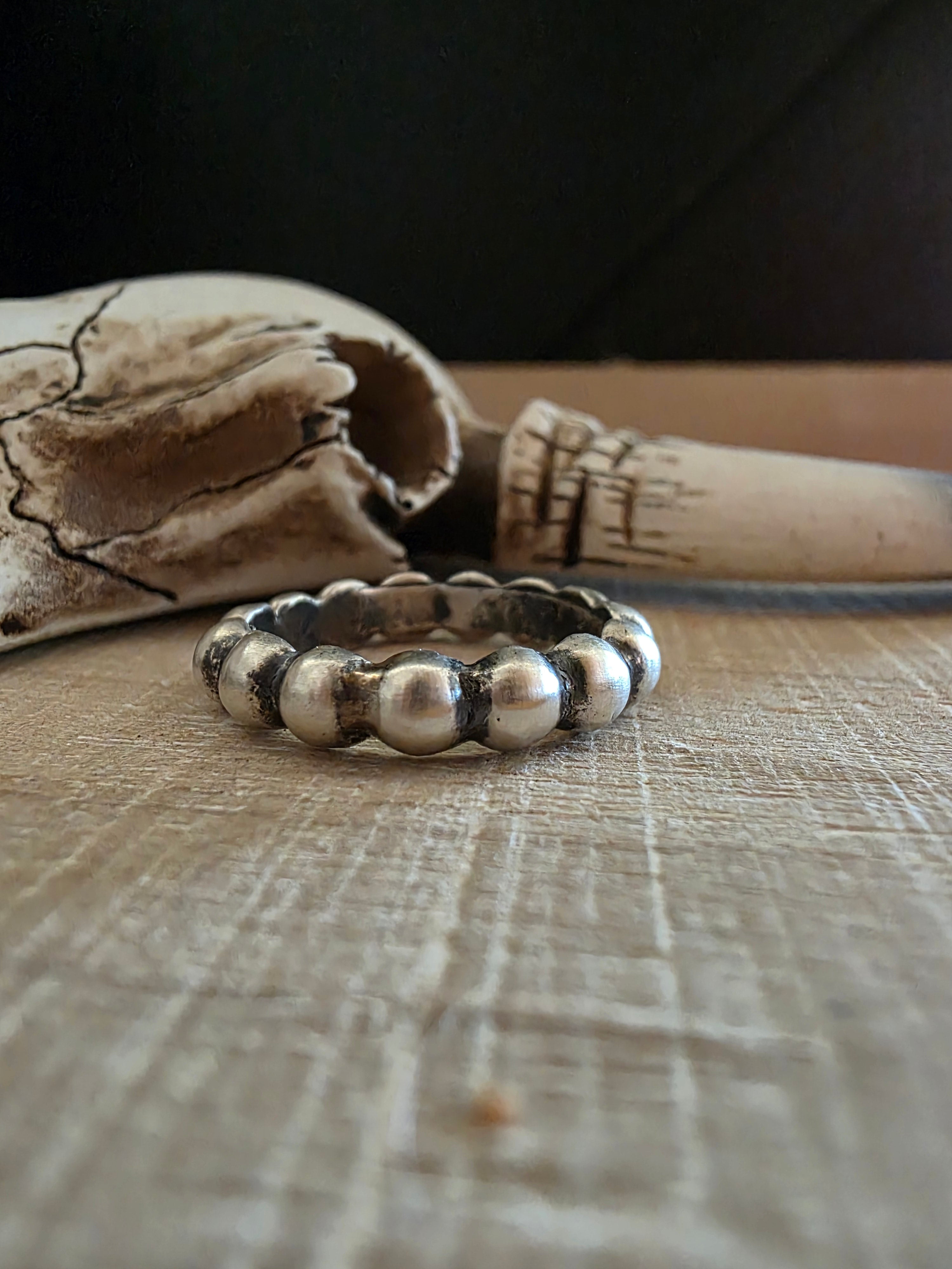 PAULINE NELSON NAVAJO PEARL RING