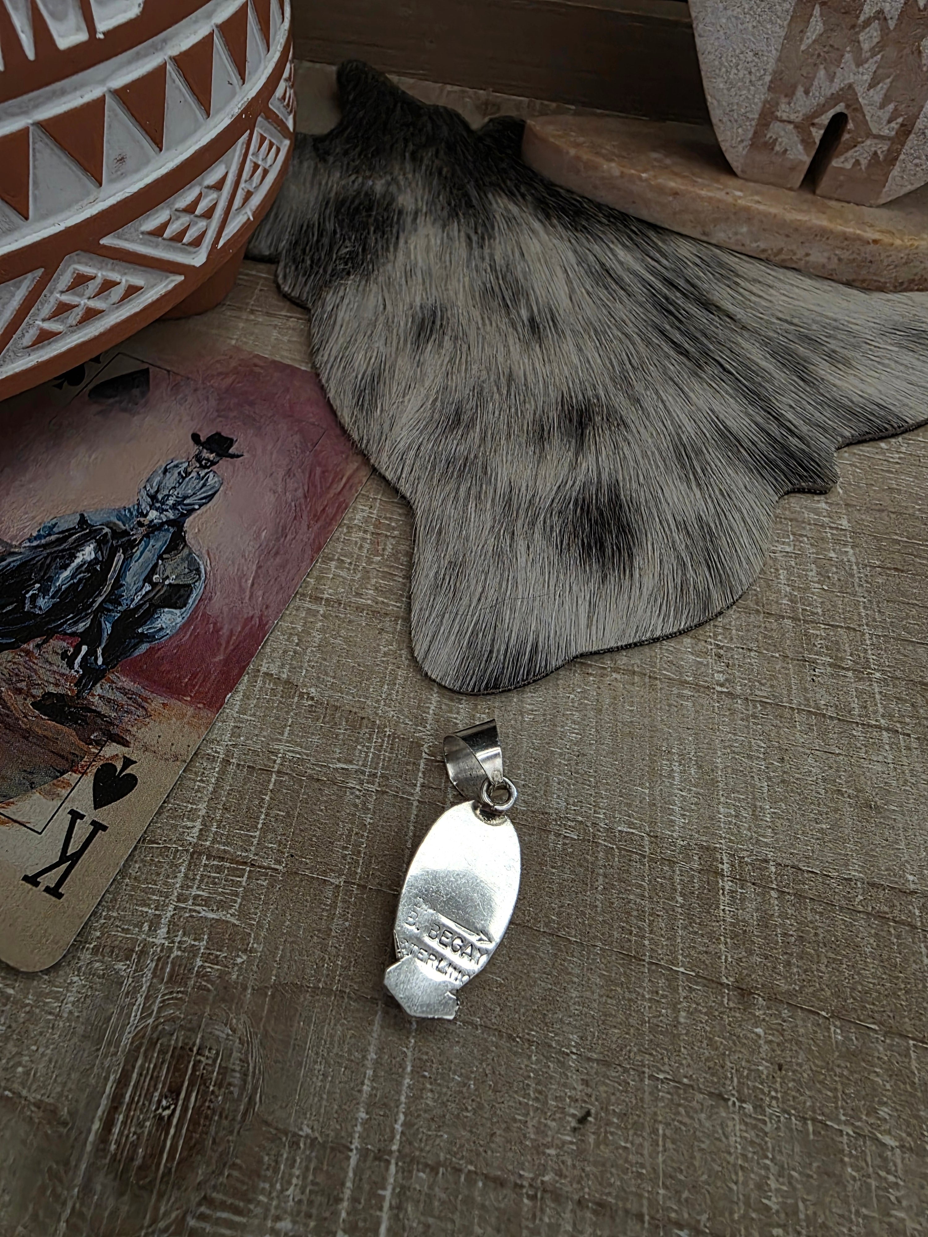 BYRON BEGAY ORANGE SPINY OYSTER PENDANT