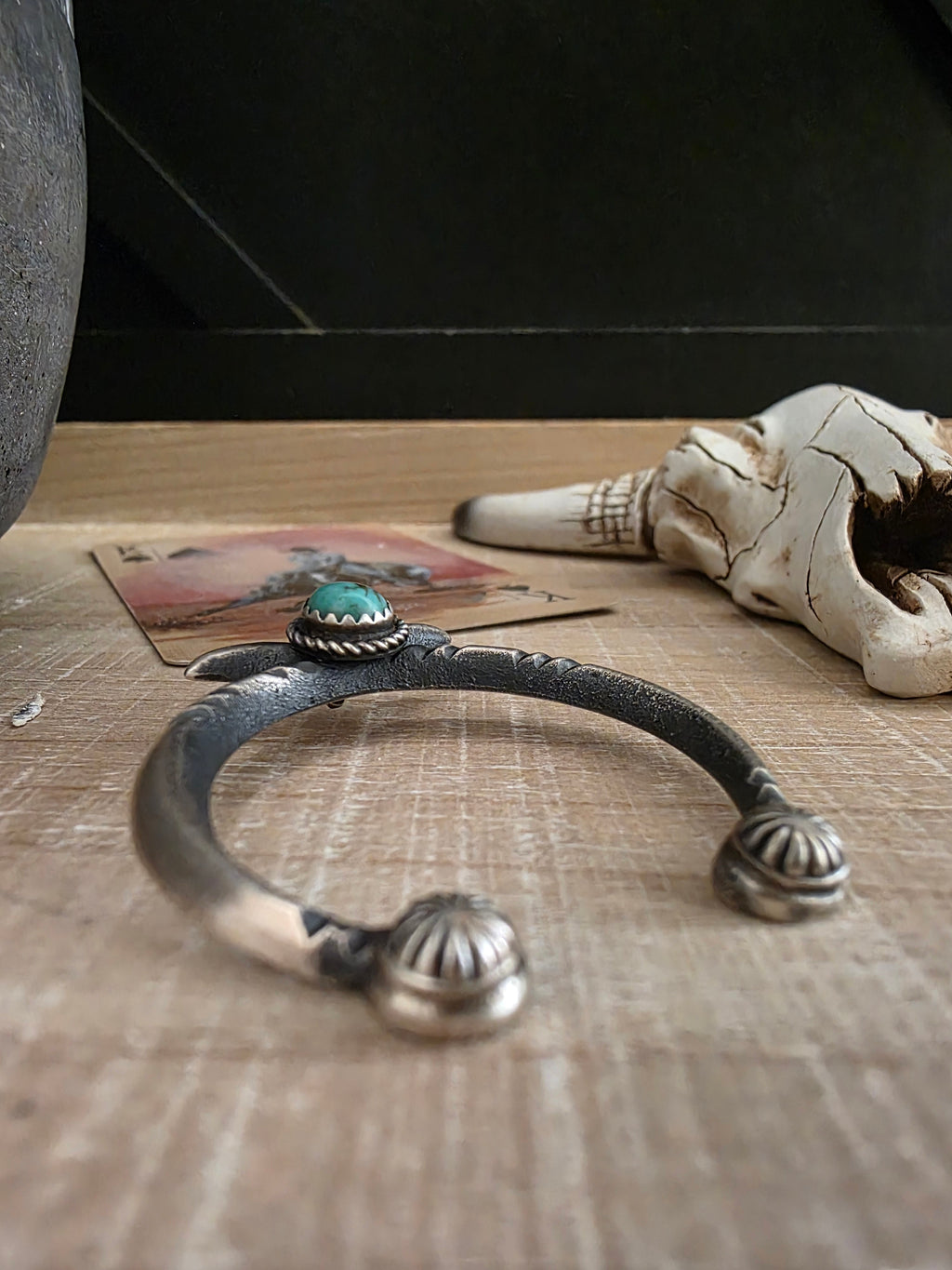 MARTHA CAYATINETO TURQUOISE NAJA PENDANT