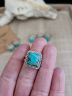 TURQUOISE SQUARE CUT RING