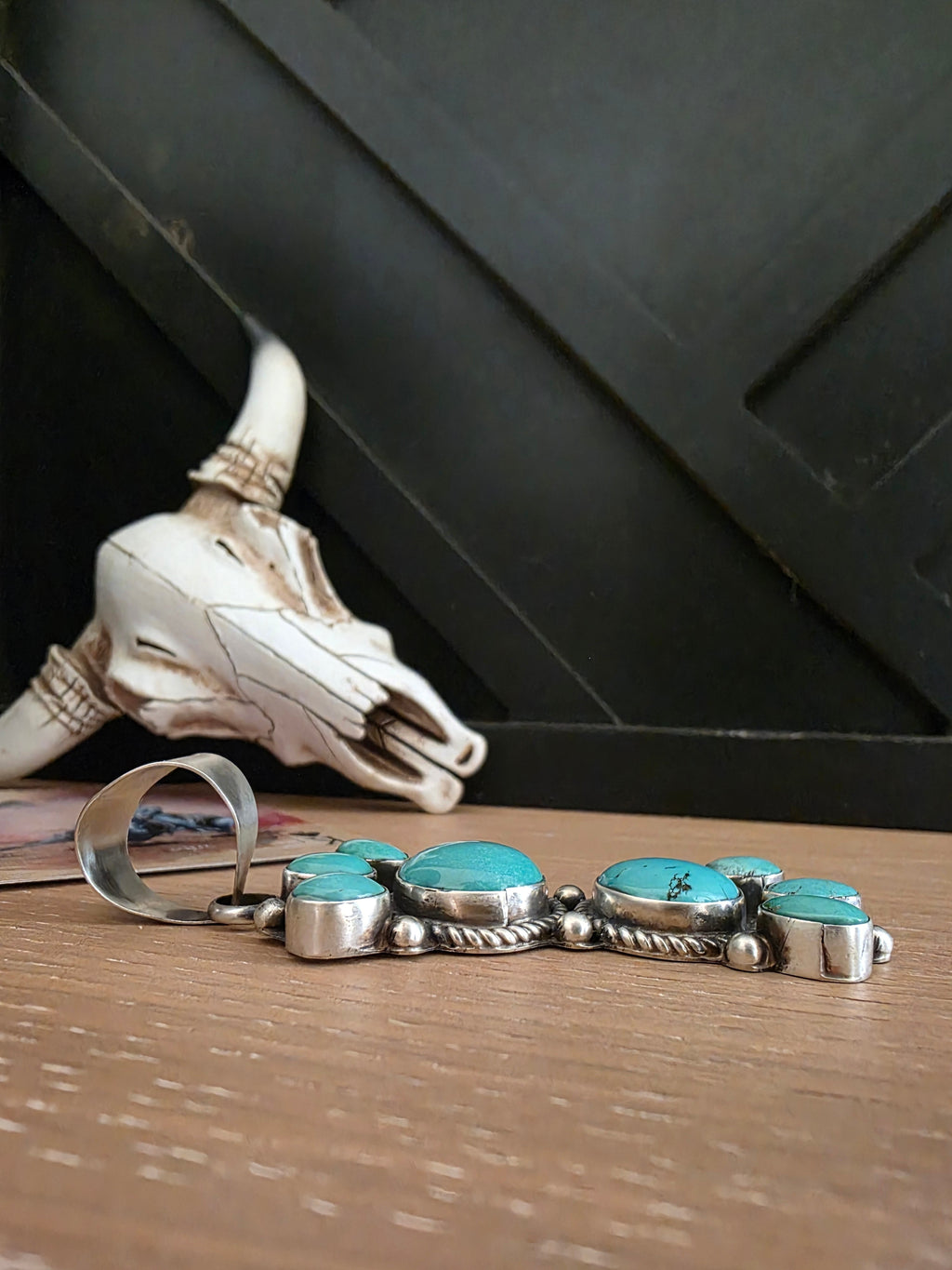 THE WILSON DAWES SLEEPING BEAUTY TURQUOISE CLUSTER PENDANT