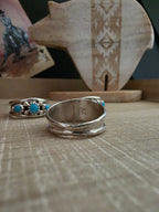 ELVIRA CADMAN STERLING SILVER AND TURQUOISE RING