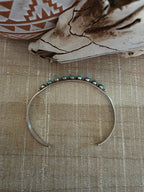 GENEVIEVE SHERMAN NINE DOT TURQUOISE CUFF