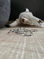 KATRINA TSOSIE PUNCHY SILVER TWISTED WIRE RING