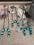 AUGUSTINE LARGO KINGMAN TURQUOISE NAJA NECKLACE