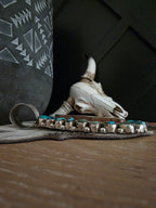 CHARLENE YAZZIE ROYSTON TURQUOISE CLUSTER PENDANT
