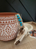 BETTY BEGAYE FIVE STONE TURQUOISE CUFF