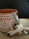 GENEVIEVE SHERMAN NINE DOT TURQUOISE CUFF