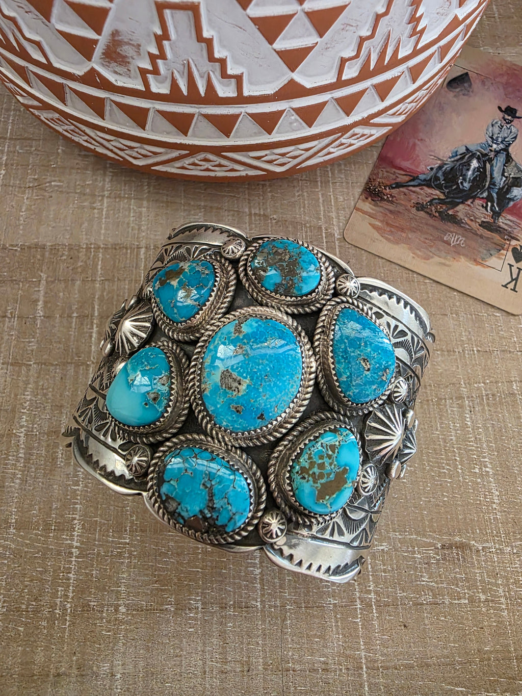 TILLY JON KINGMAN TURQUOISE CUFF