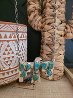 JUDE CANDELARIA ZUNI TURQUOISE THUNDERBIRD NECKLACE