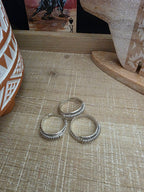 RICHARD MIKE STERLING SILVER COIL CUT RING