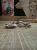 RICHARD MIKE STERLING SILVER COIL CUT RING