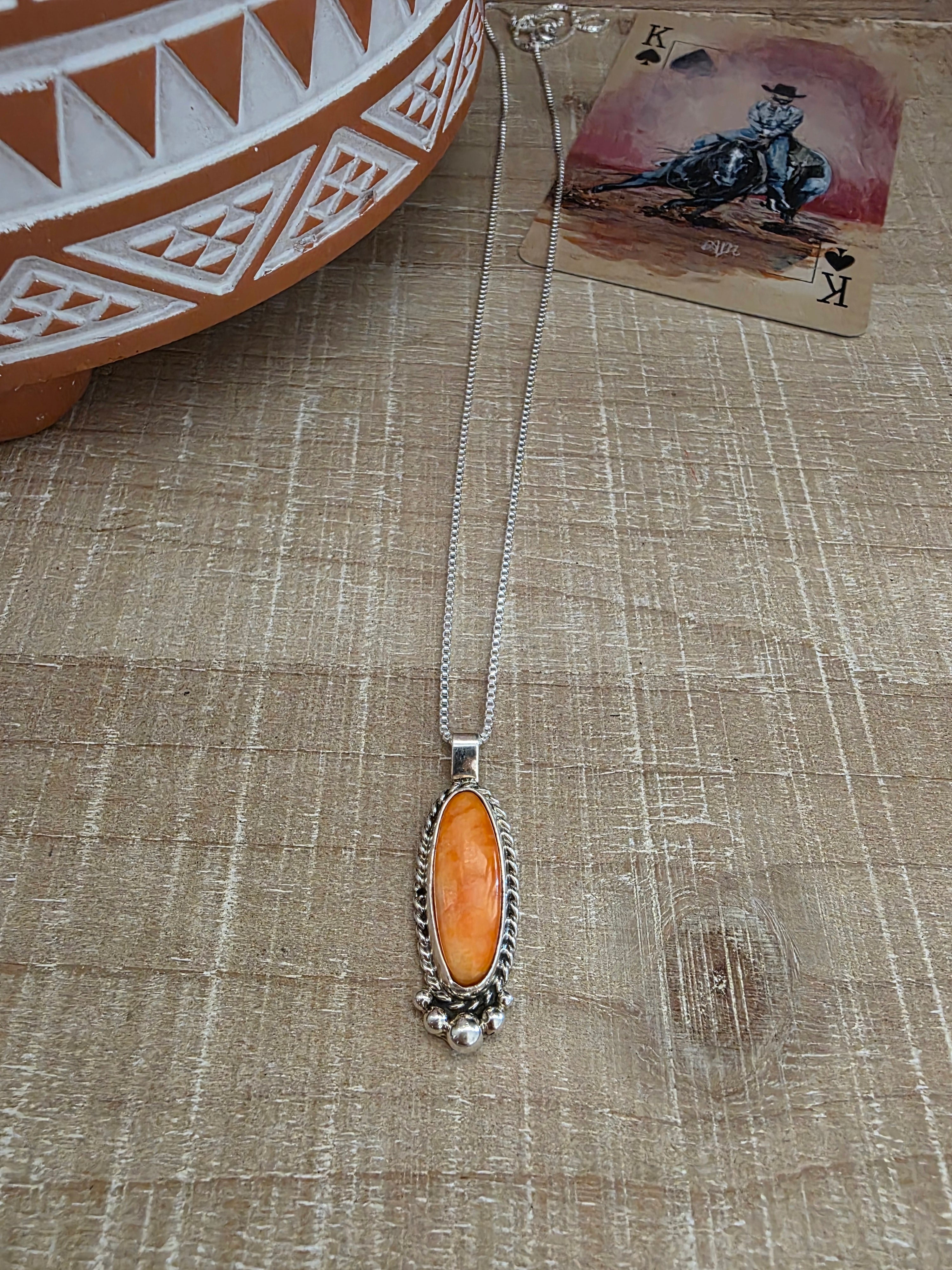 JAMISON KEE SPINY OYSTER NECKLACE