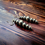 Sterling Pearl Drop Earrings — 1.5 inch drop (Made in USA, 4-5-6-8mm)