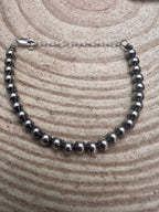 Sterling Pearl Bracelet — Available in 3mm, 4mm, 5mm, or 6mm