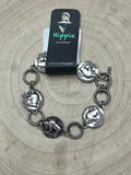 Western Buffalo Coin Toggle Bracelet