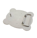 "Western Skies" Faux Turquoise Belt Buckle — Dark Antique Silver Finish (Buckle Only)