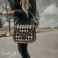 Zadie Tooled Leather Concealed Carry Handbag