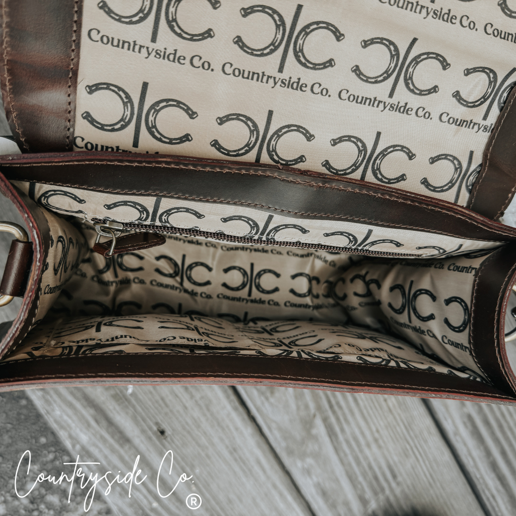 Zadie Tooled Leather Concealed Carry Handbag